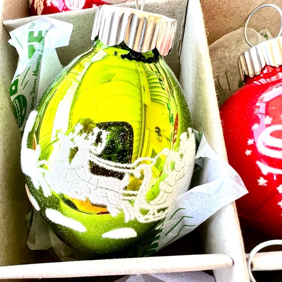 12 Radko Xmas Holiday Splendor Signature Flocked Tulips & Ball Ornaments - Picture 11 of 16